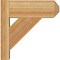Ekena Millwork Traditional Craftsman Rough Sawn Outlooker, Western Red Cedar, 6"W x 14"D x 14"H OUT06X14X14TRA04RWR - alternate 3